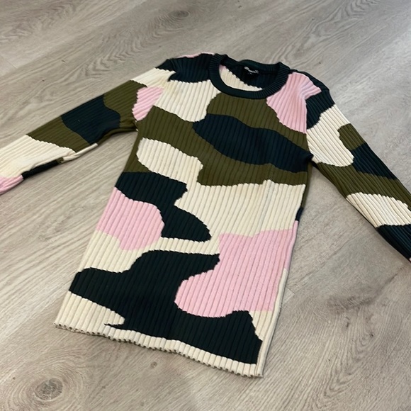 Minnie Rose Camo Ribbed Sweater - Picture 2 of 7